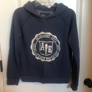American Eagle Outfitters, Juniors, Small, Sweatshirt, Country Blue/White